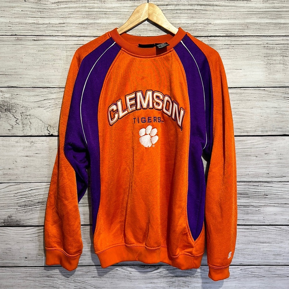 Vintage Clemson Tigers NCAA Starter Team Pullover Sweater L
